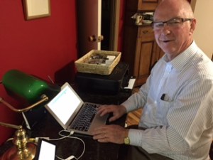 Richard learning to blog