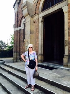 Ann hot already at 9.30am in the morning in Padua (actually Ann has always been hot!)