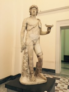 Bacchus in Naples archaeological museum; Farnese collection