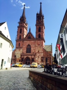 Basel Cathedral. A C16th Gothic church now Reformed Oecolampard church 