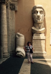 Constantine remembered! Who said I have a big head?