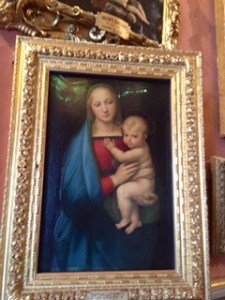 Raphael Madonna and Child from Palatinate Gallery Pitti Palace