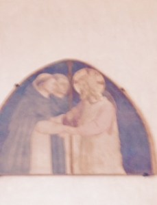 Fresco of St Dominic