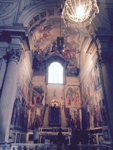 Brancacci Chapel with Massachio frescoes