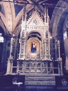 Orsanmichele church Florence altar