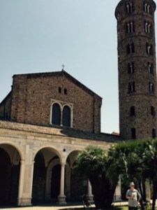 C6th St Appolonius in Ravenna ..a former Arian church but now more like a museum; impressive frescoes