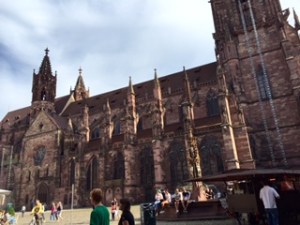 Freiburg Minster..another grand mediaeval Gothic cathedral..a place to sit and ponder and be quiet