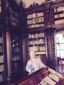 Correr Museum, part of the Baroque addition to the Doge's Palace. Amazing library of ancient texts; Richard very jealous indeed of these bookshelves..ikea they are not!