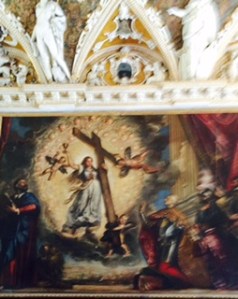 Venice Doge's Palace Tintoretto? Doge acknowledges Faith