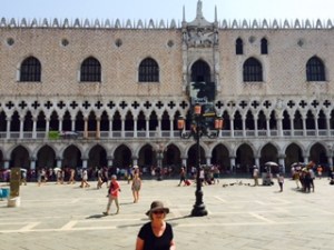 The Doge's Palace in St Mark's Square Venice