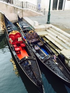 Gondola first class luxury in Venice