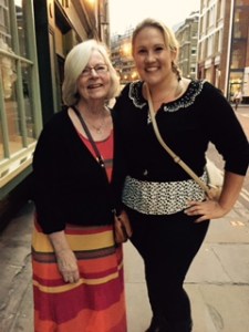 Ann and Amara Jensen from the staff at Beaconhills College currently on leave and working in London