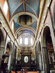 Blois Jesuit church interior ceiling