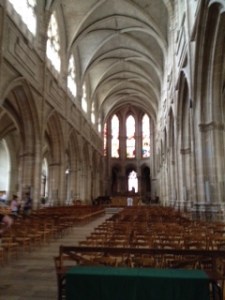 C17th St Louis cathedral named after French king and patron. Original Gothic church was destroyed by storm and this one was rebuilt in traditional Gothic style