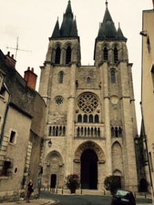 Very early Gothic church in Blois with virtually no restoration.  Original and pure Gothic