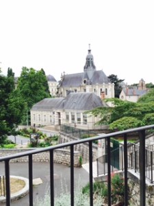 View of the Jesuit church in Blois which began life in as a School chapel