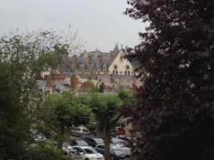 View over the city of Blois