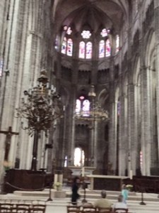 Bourges interior  very restrained and dignified