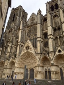 Vast, high, complex and powerful ..St Etienne's Cathedral in Bourges is a beautiful statement of pure Gothic architecture.