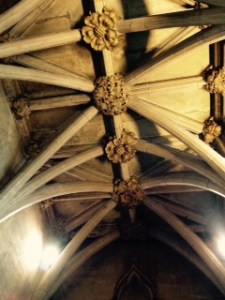 1298 ceiling bosses in the 1298 Berkeley Chapel