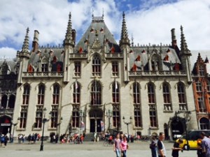 Bruges Grand Palace on the Markt Square