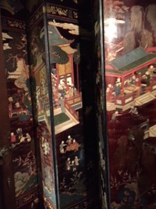 Burghley House early Chinese screen