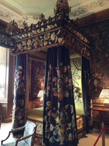 Burghley House one of many royal bedrooms