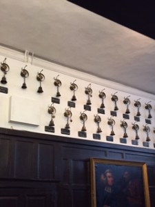 Some of the 44 bells in the servants' quarters