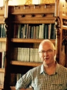 Richard once again in a wonderful library