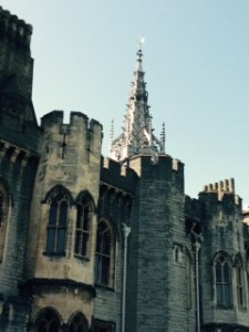 Detail of the Gothic Revival mid 18th house created by William Burgess for the Bute family