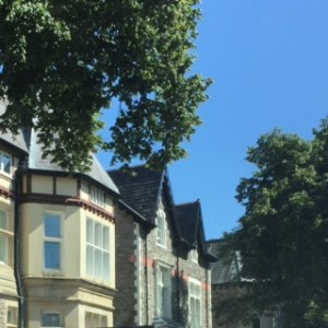 Impressive homes on both sides of Cathedral Place Cardiff
