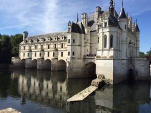 The picture in every text book of Chenconceau actually built in and over the River Cher.  A most stunning architectural and artistic effect