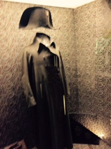 The iconic hat and army coat of Napoleon!