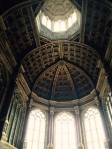Severe chapel at Fontainebleau built under the influence of Madame Maintenon, a committed Christian and influence on the king