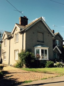 Forge House, formerly the Village blacksmith's house. Brian and Joyce's home for over 30 years