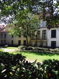 More ancient homes and well tended gardens in old Ghent