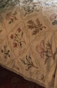 Close up of Jane Morris's quilt design 