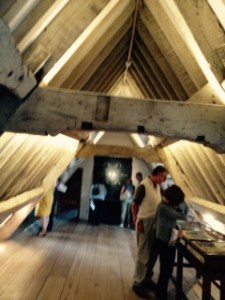 Kelmscott Manor restored attic bedroom