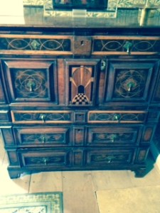 Arts and Crafts wooden cabinet in Kelmscott Manor