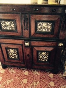 And a second Arts and Crafts cabinet