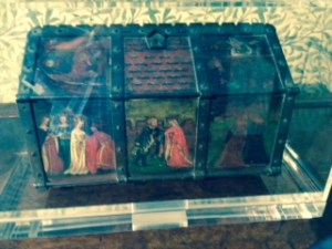 Jewel casket belonging to Jane Morris in Kelmscott Manor