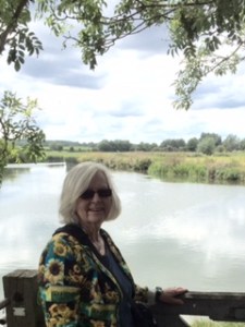 The Thames River flowing through the Village of Kelmscott just two minutes from the Manor House