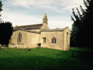 St George's Church C14th Romanesque in the Village of Kelmscott