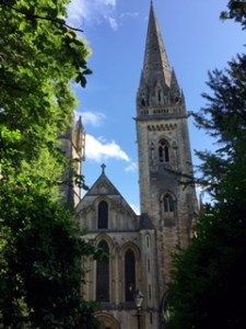 Landed Cathedral Cardiff, exterior view