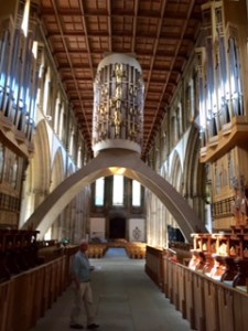 Reverse view seen from the Choir