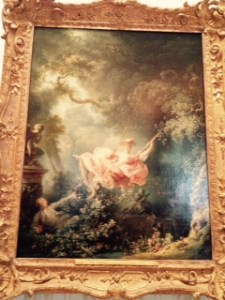 Fragonard: The Swing in the Wallace Collection, Hertford House London