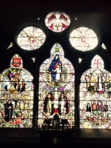 Glorious stained glass in Southwark Anglican Cathedral. Most of the glass is new as much was destroyed in WW11 bombing