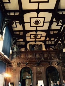 Baronial hall at Longleat, the only Elixabethan remnant in the house but an impressive room nevertheless