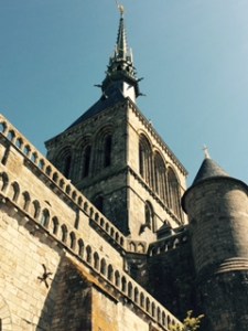 View of steeple from the top visitor level