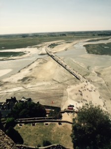 Another view of the causeway from the top